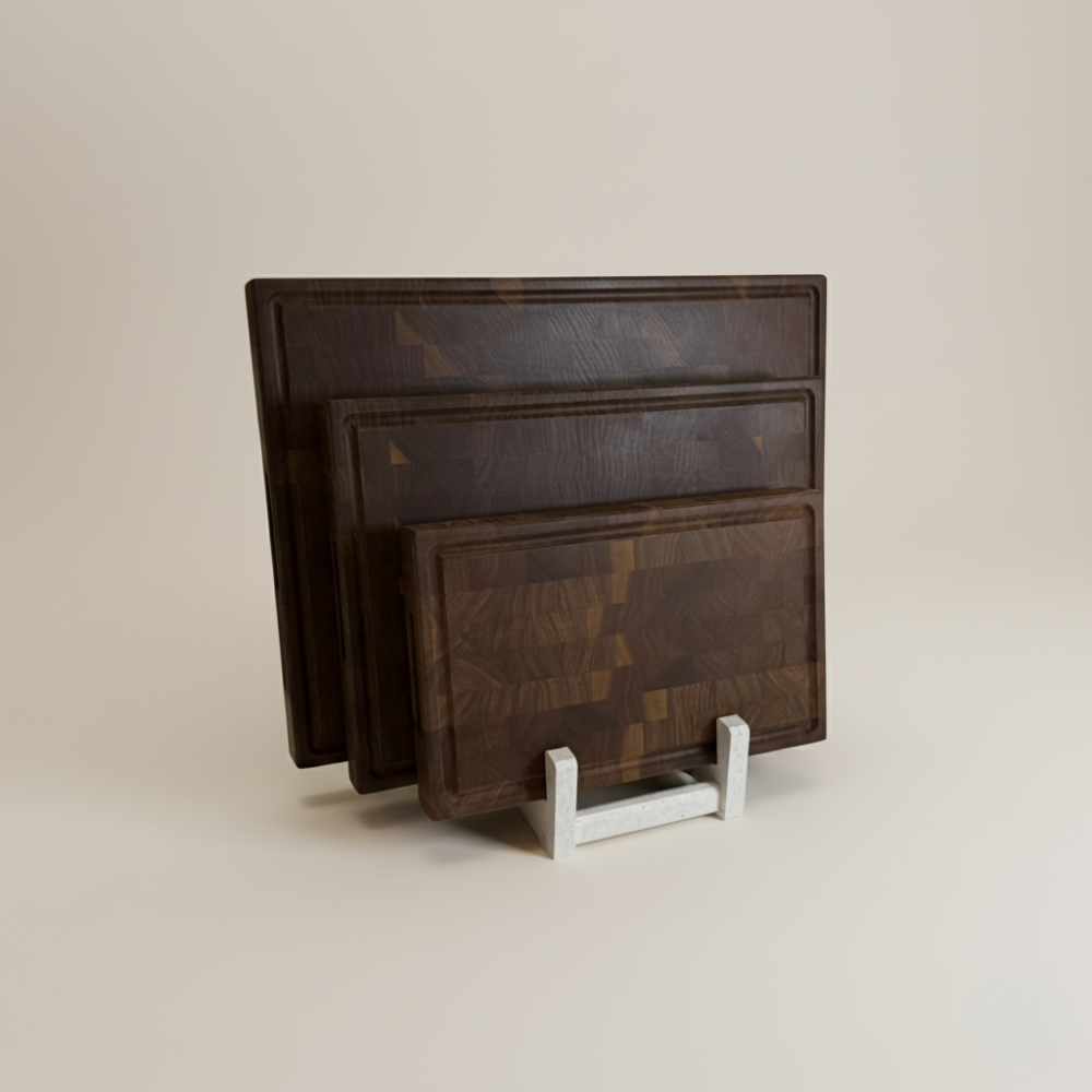 Three-Board Display Rack