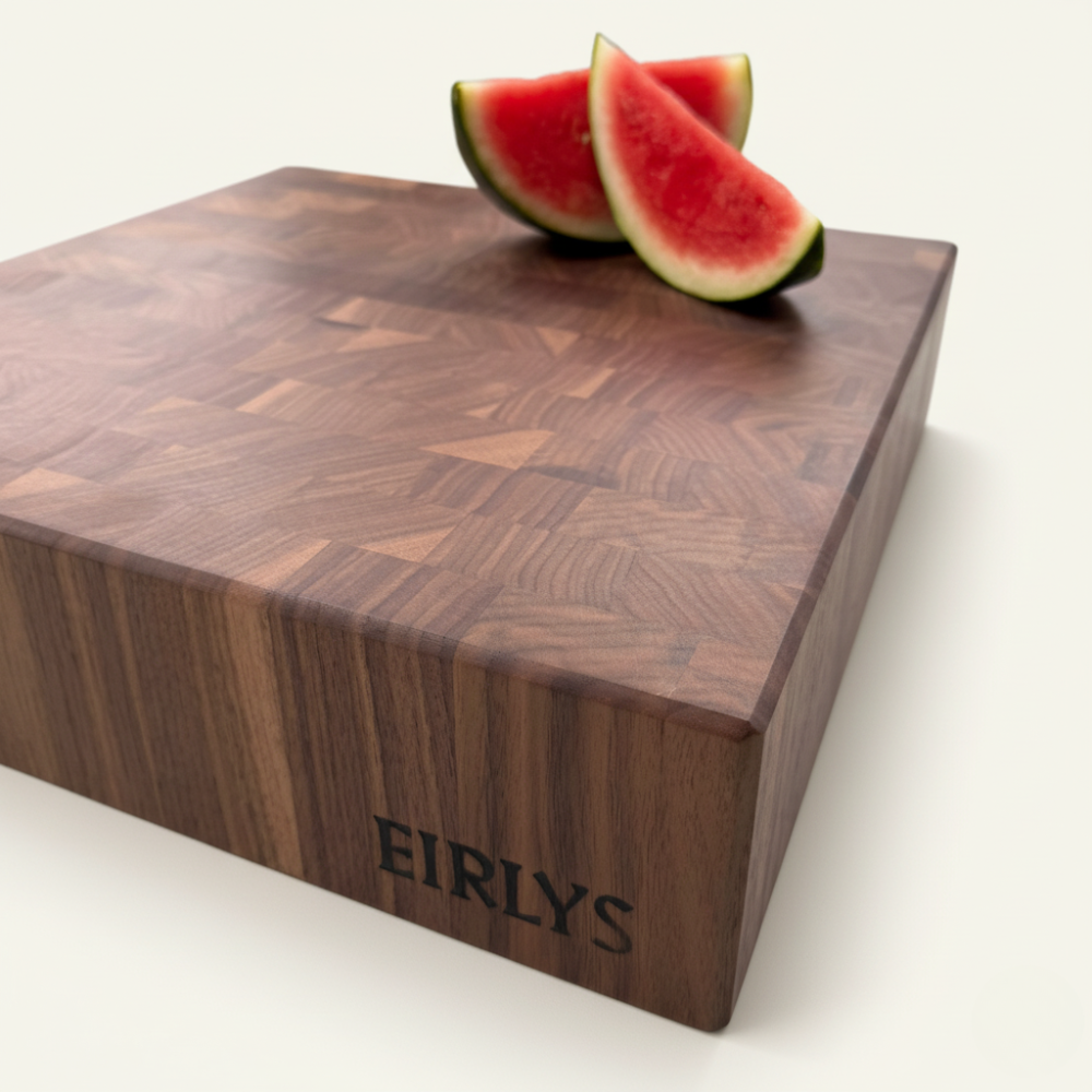 Walnut Butcher Block | End Grain