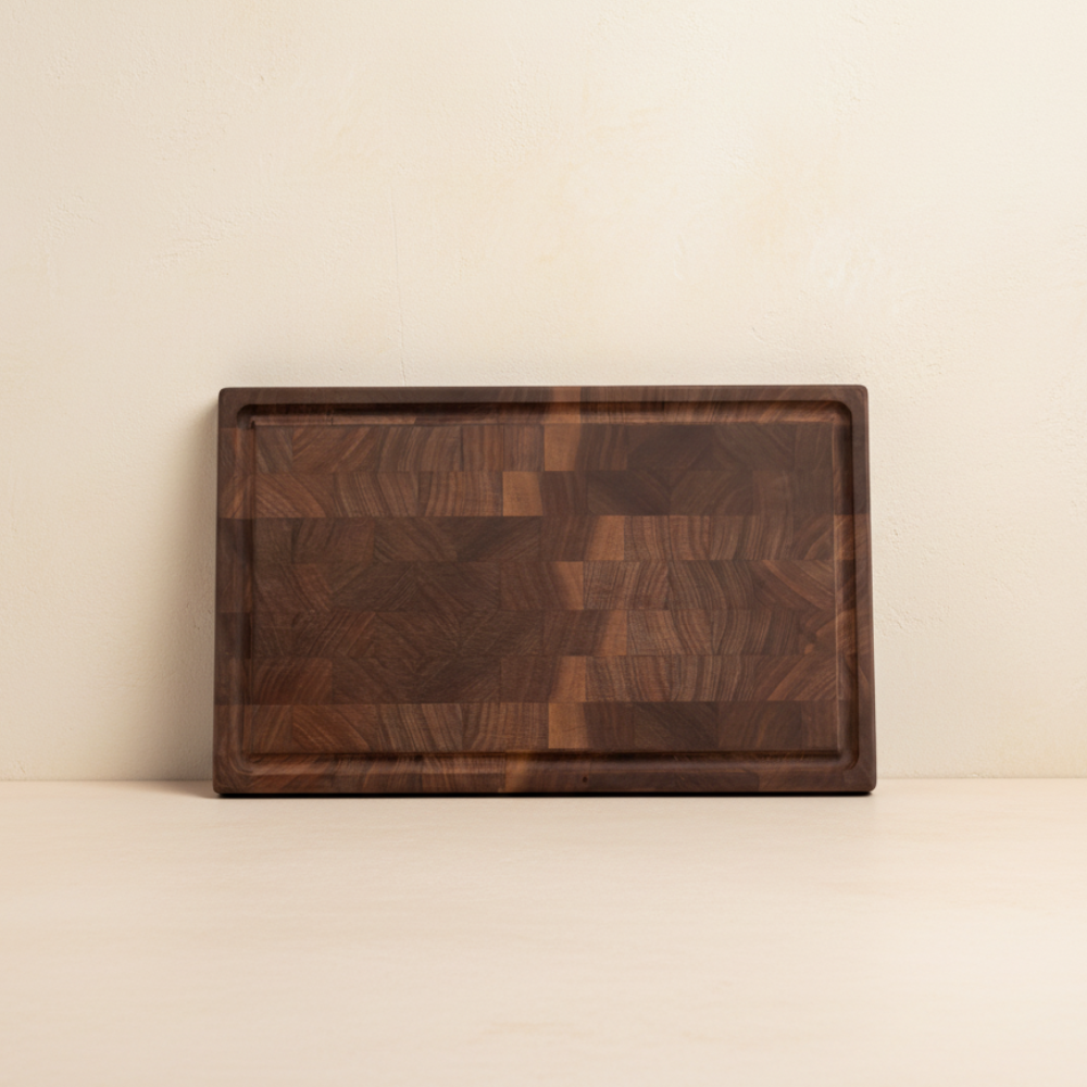 Cader with Wells | Walnut End Grain Board