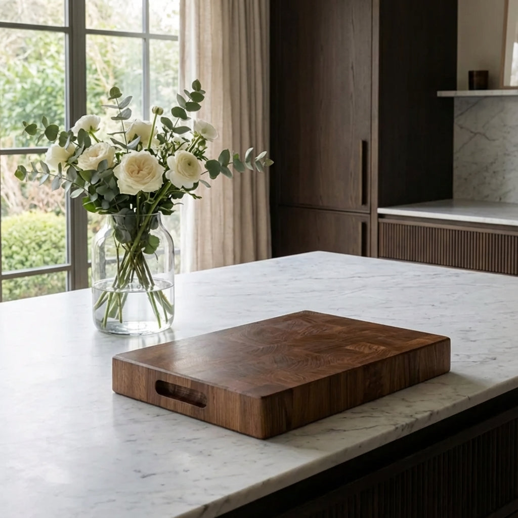 The Dualis | Walnut End Grain Board