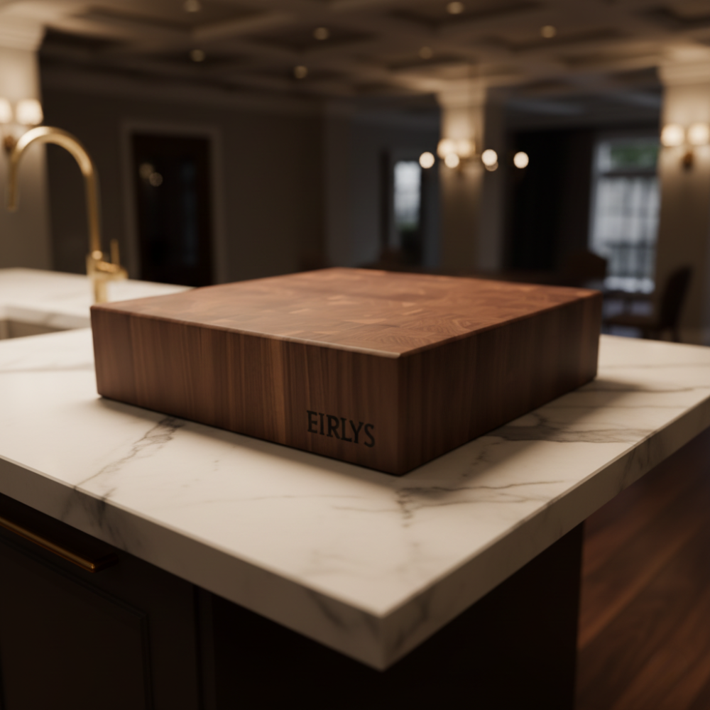 Walnut Butcher Block | End Grain